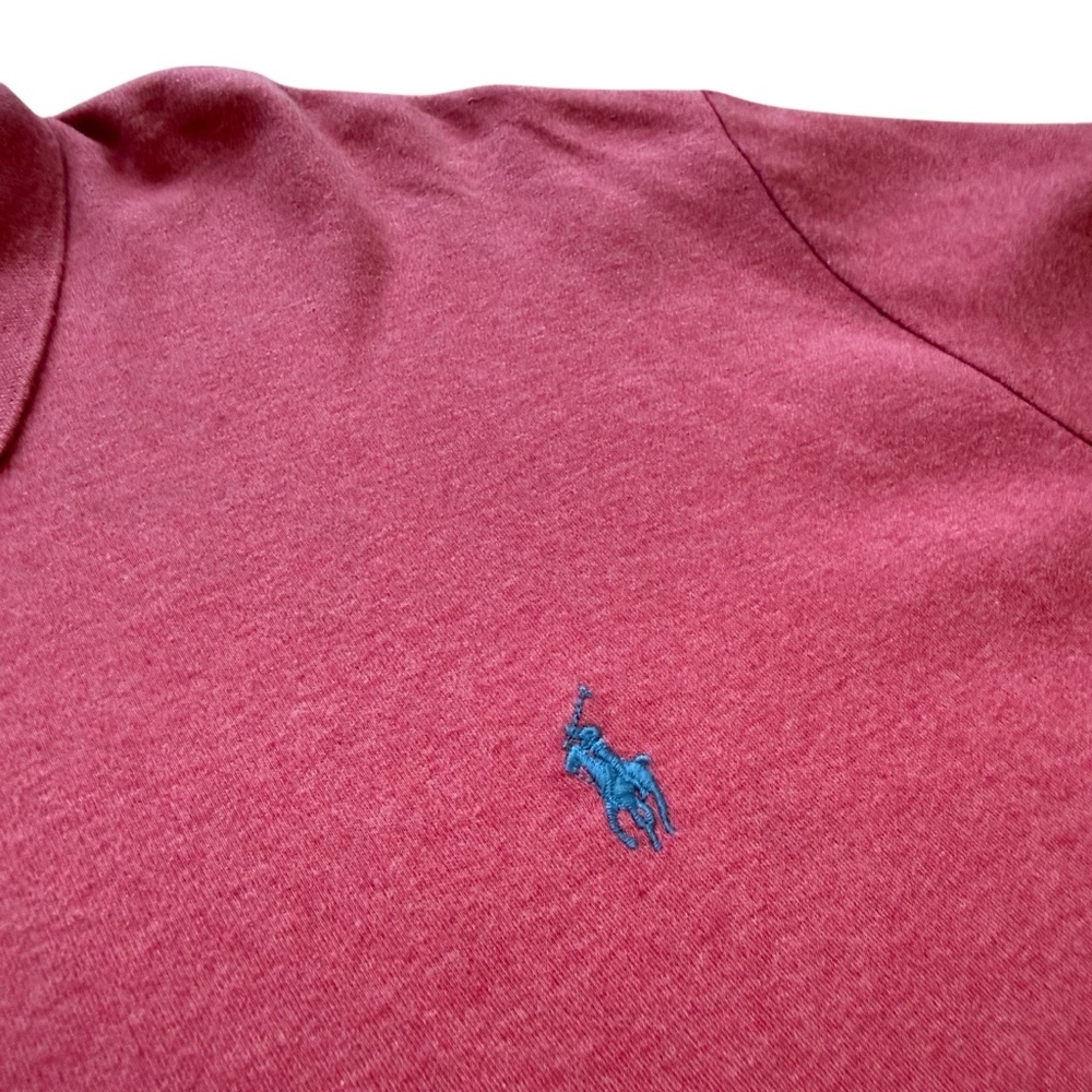 Polo Ralph Lauren Polo Shirt XXL Pink Preppy Coastal Old Money Golf Core Pony - Picture 4 of 9